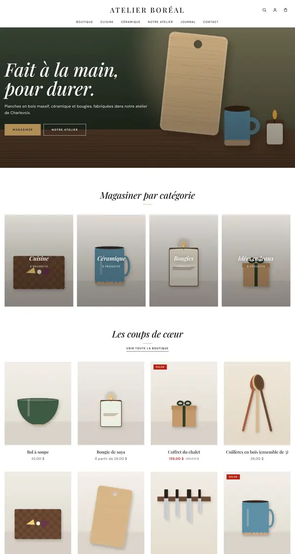 Aperçu du modèle Éclat